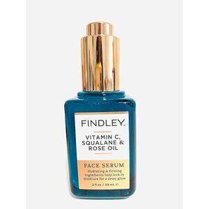 Findley - Vitamin C, Squalane & Rose Oil FACE SERUM (2oz) - NEW